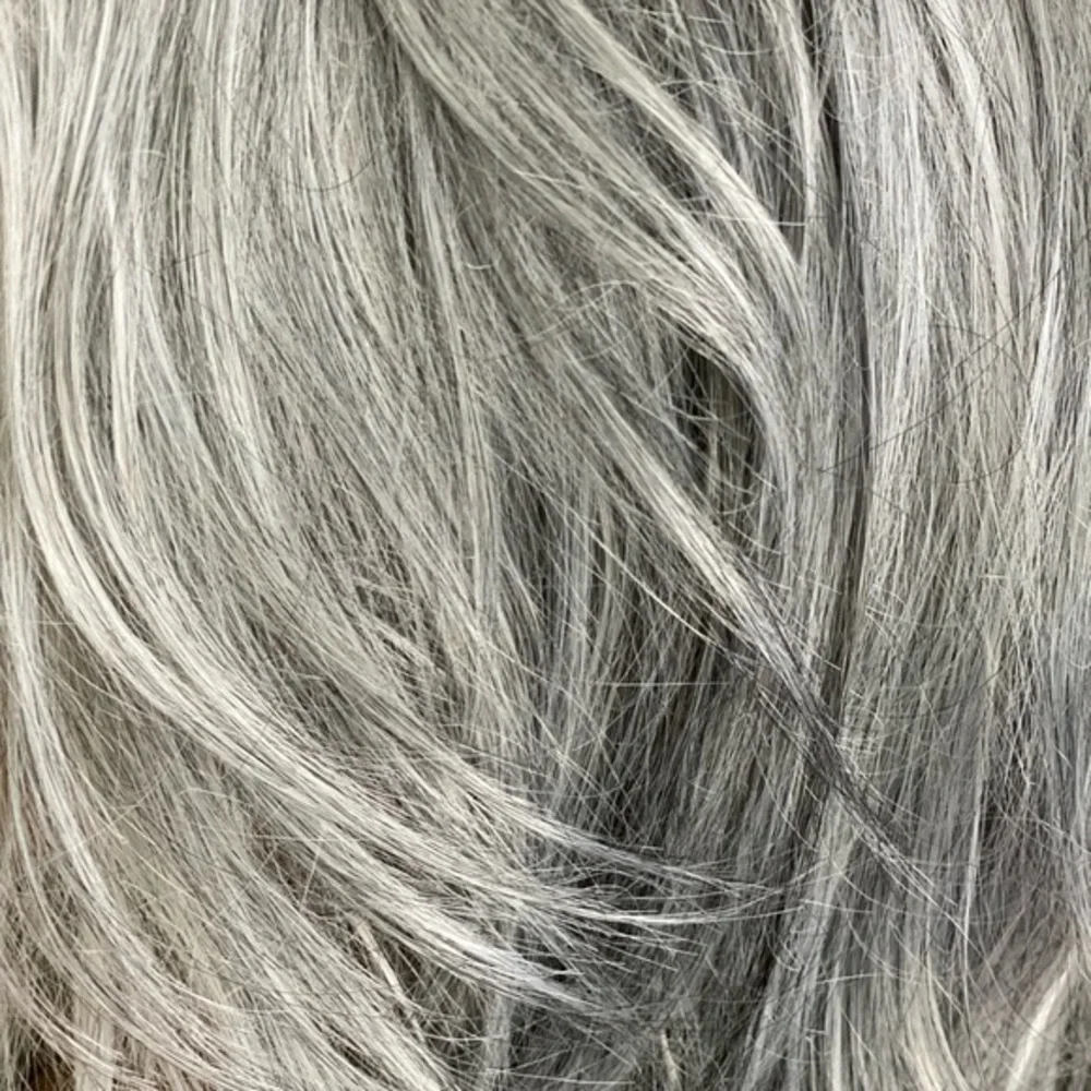 silver fox blowout volume wig